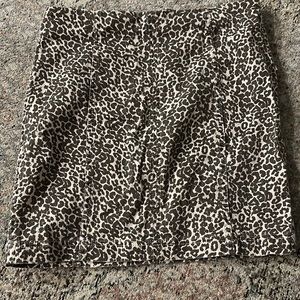 Free People Cheetah Skirt size 8